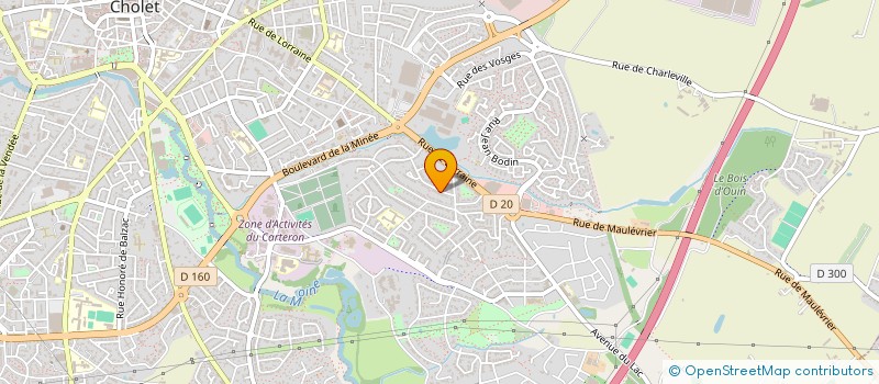 localisation de l'entreprise AU PLAISIR DU JARDIN SERVICES à CHOLET