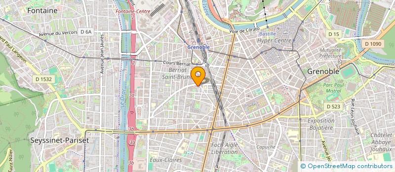 localisation de l'entreprise AU PLAISIR DU PAIN à GRENOBLE