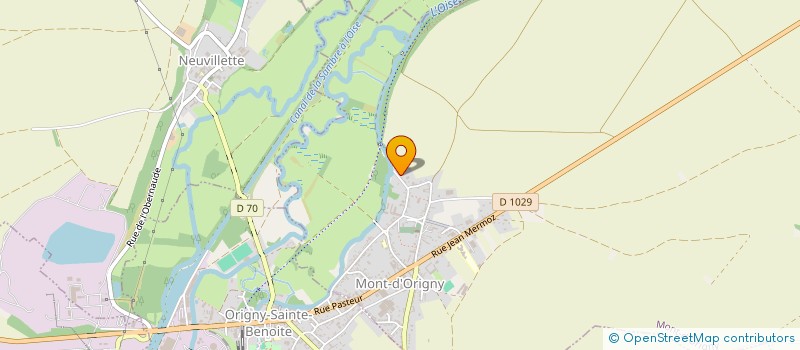 localisation de l'entreprise AU PLAISIR DU PALAIS  MONT-D'ORIGNY