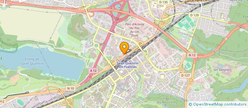 localisation de l'entreprise AU PLAISIR GOURMAND à MONTIGNY-LE-BRETONNEUX