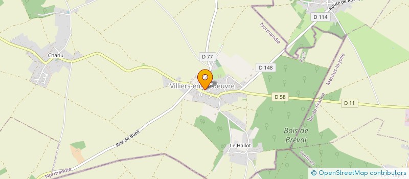 localisation de l'entreprise AU PLAISIR GOURMAND  VILLIERS-EN-DESUVRE