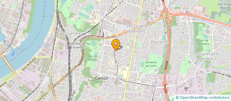 localisation de l'entreprise AU PLAISIR GOURMAND à CENON
