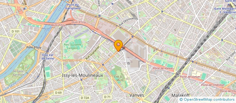 localisation de l'entreprise AU PLATEAU à ISSY-LES-MOULINEAUX