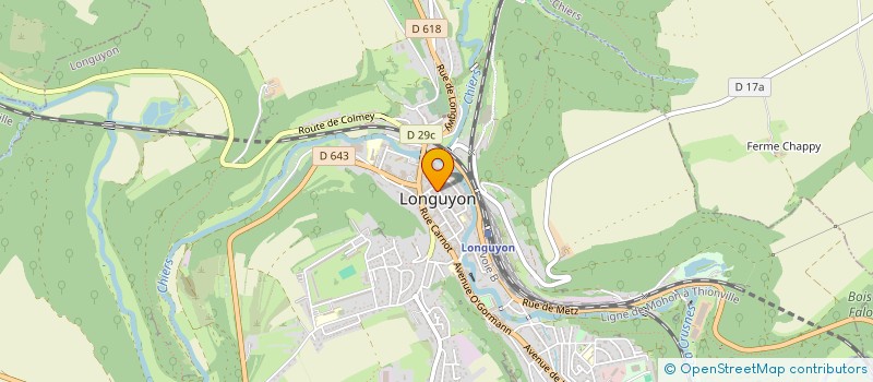 localisation de l'entreprise AU PLATEAU GOURMAND à LONGUYON