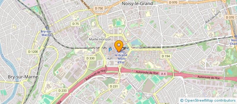 localisation de l'entreprise AU PLUS HAUT à NOISY-LE-GRAND