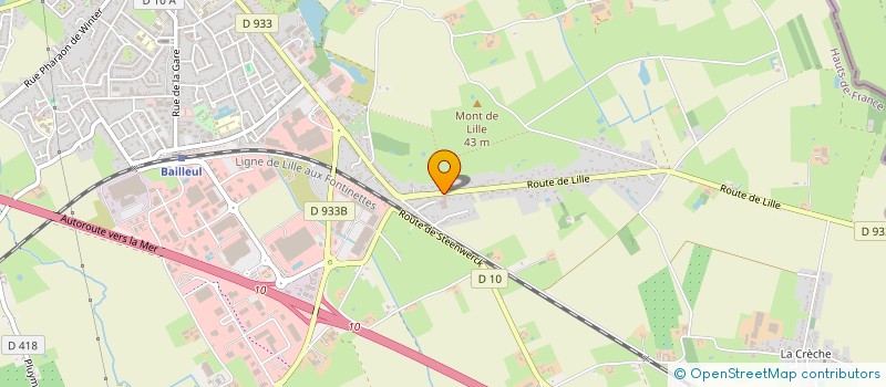 localisation de l'entreprise AU PLUS PRES à BAILLEUL