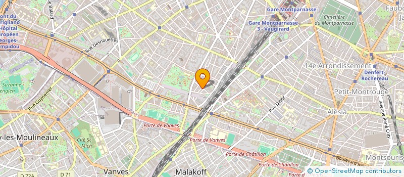 localisation de l'entreprise AU PLUS VITE à PARIS