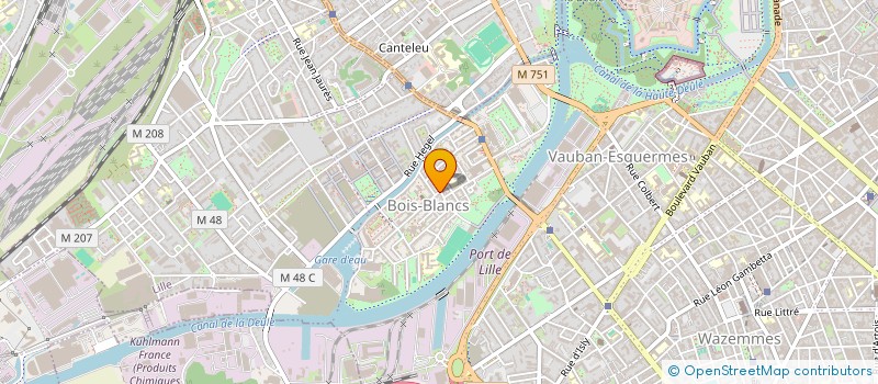 localisation de l'entreprise AU PLUS VITE à LILLE