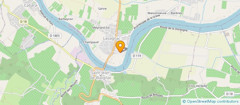 localisation de l'entreprise AU POIL  SAINTE-TERRE