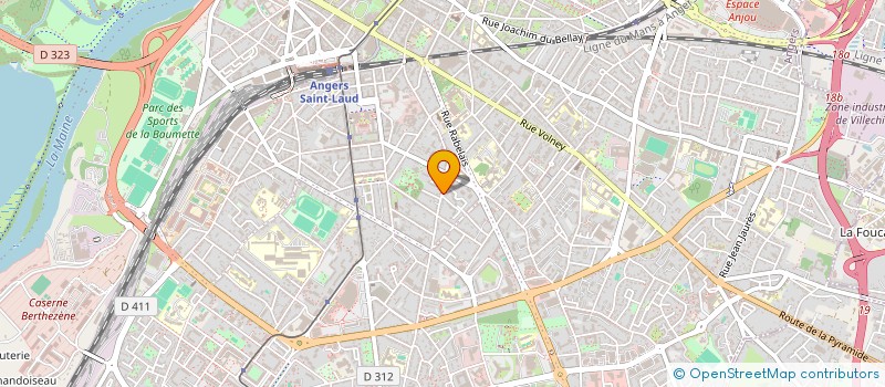 localisation de l'entreprise AU POIL ET A PLUME à ANGERS