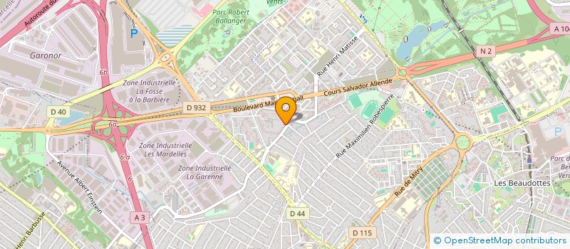 localisation de l'entreprise AU POINT CHAUD à AULNAY-SOUS-BOIS