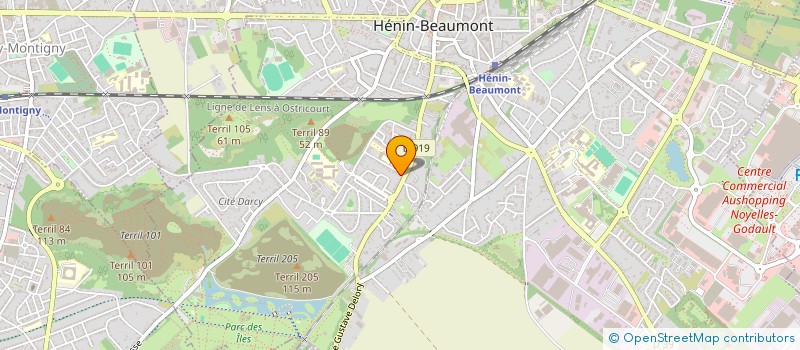 localisation de l'entreprise AU POINT CHOCO à HENIN-BEAUMONT