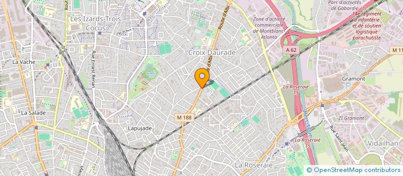 localisation de l'entreprise AU POINT D'OR à TOULOUSE
