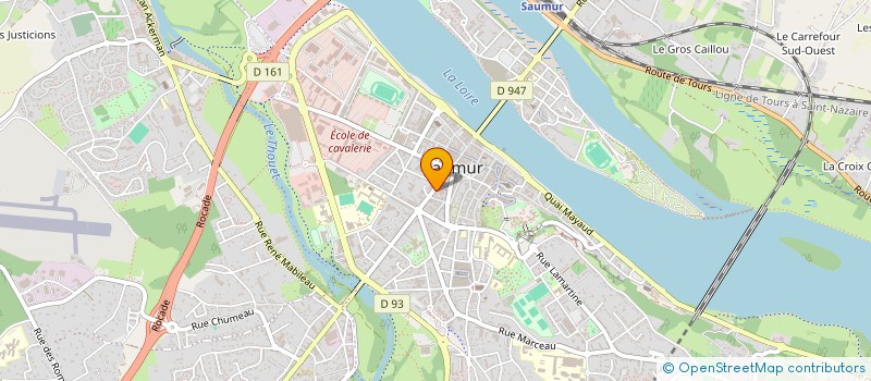 localisation de l'entreprise AU POINT D ORGUE à SAUMUR