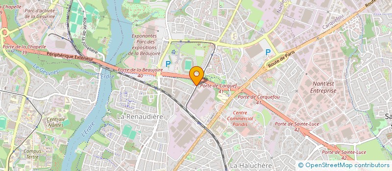 localisation de l'entreprise AU POINT DU SOIR  NANTES