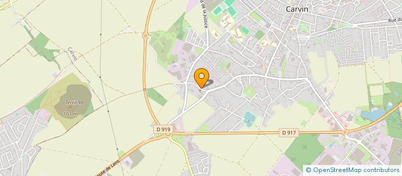 localisation de l'entreprise AU POINT G à CARVIN