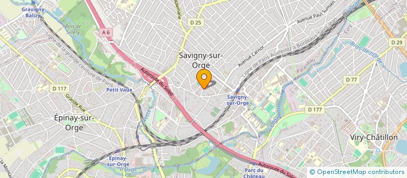 localisation de l'entreprise AU POISSON D'ALIGRE à SAVIGNY-SUR-ORGE