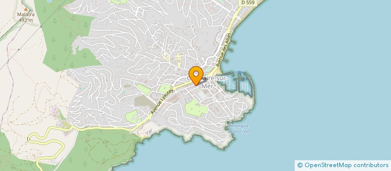 localisation de l'entreprise AU POISSON SIFFLEUR 83 à CAVALAIRE-SUR-MER