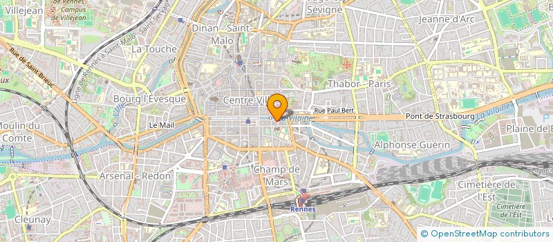 localisation de l'entreprise AU POISSON VOYAGEUR  RENNES