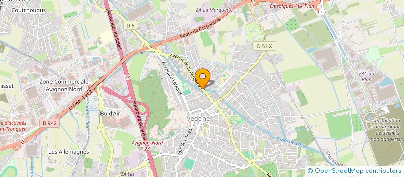 localisation de l'entreprise AU POIVRE ET SEL RESTAURANT  VEDENE