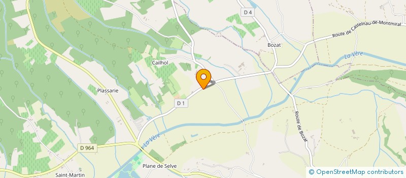 localisation de l'entreprise AU PONT DE LA LEBRE à CASTELNAU-DE-MONTMIRAL