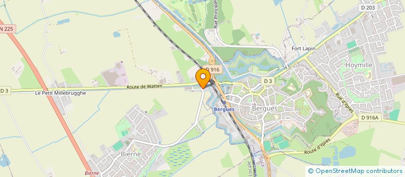 localisation de l'entreprise AU PONT TOURNANT  BIERNE