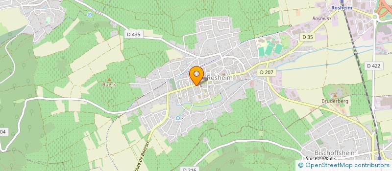 localisation de l'entreprise AU PORC FUME  ROSHEIM