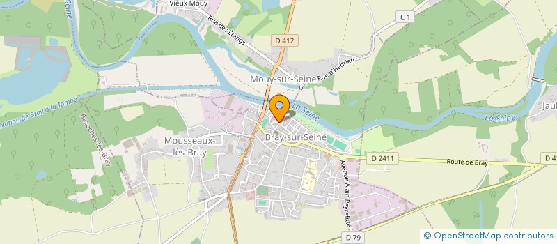 localisation de l'entreprise AU PORT DE BRAY  BRAY-SUR-SEINE