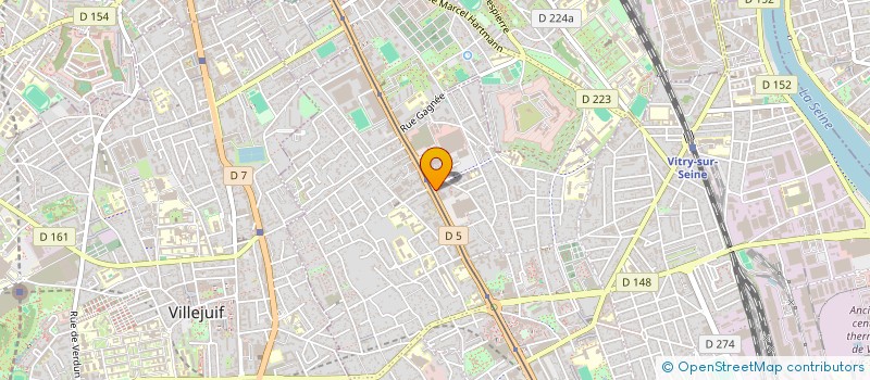 localisation de l'entreprise AU PORTE BONHEUR à VITRY-SUR-SEINE