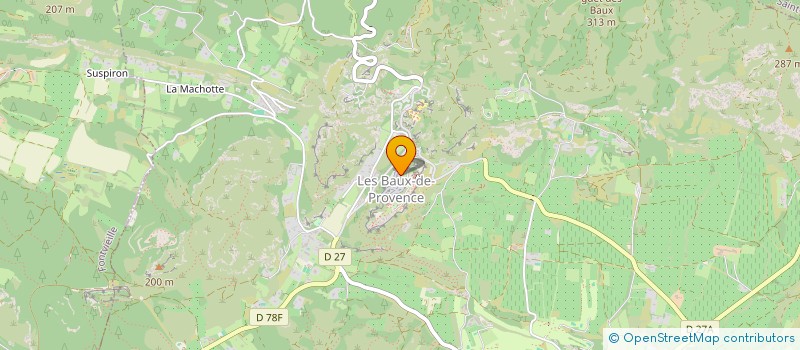 localisation de l'entreprise AU PORTE MAGES à LES BAUX-DE-PROVENCE