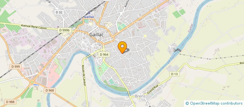 localisation de l'entreprise AU PORTE PLUME  GAILLAC