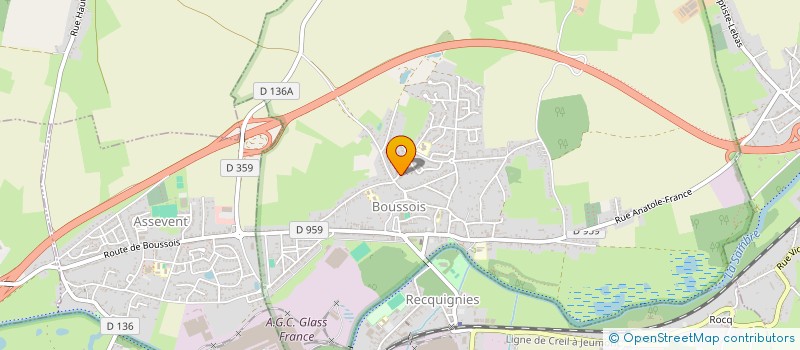 localisation de l'entreprise AU POT'AGE LES POT'IRONT  BOUSSOIS