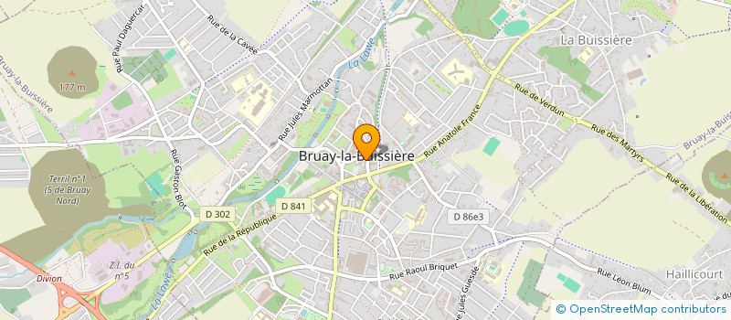 localisation de l'entreprise AU POT AU FEU à BRUAY-LA-BUISSIERE