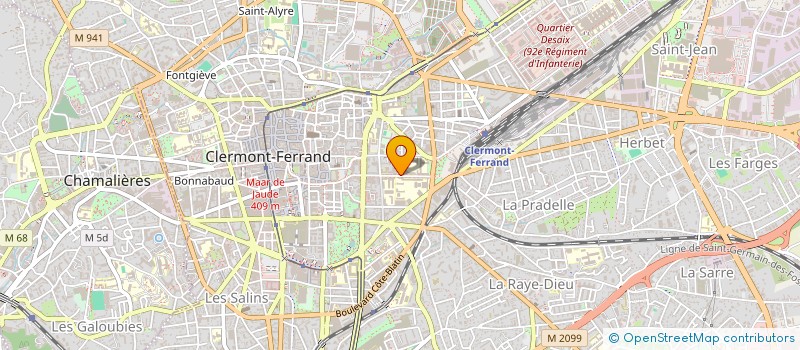 localisation de l'entreprise AU POTACHE  CLERMONT-FERRAND