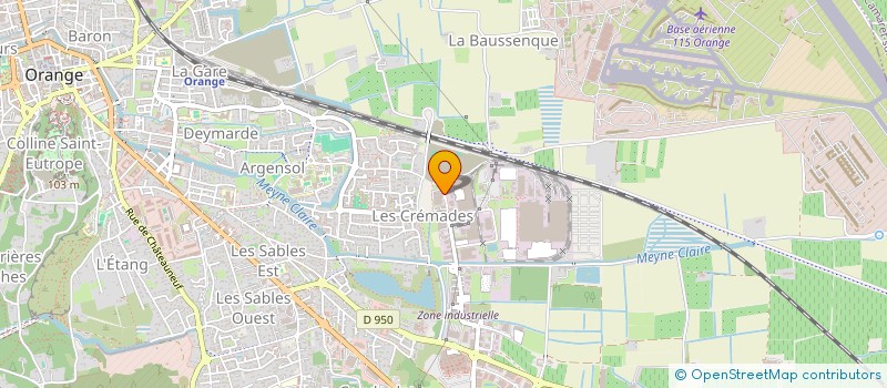 localisation de l'entreprise AU POTAGER BIO à ORANGE