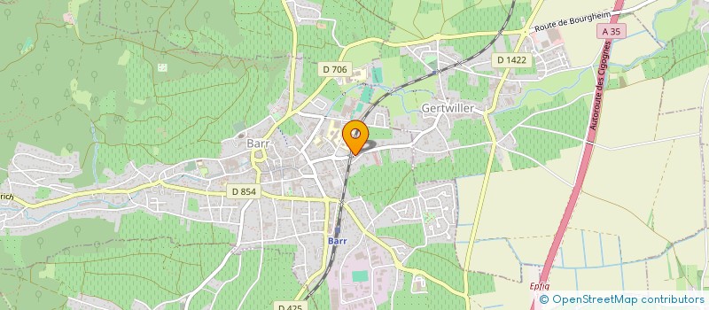 localisation de l'entreprise AU POTIN SARL  BARR