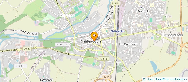 localisation de l'entreprise AU POULET BRAISE à CHATEAUDUN