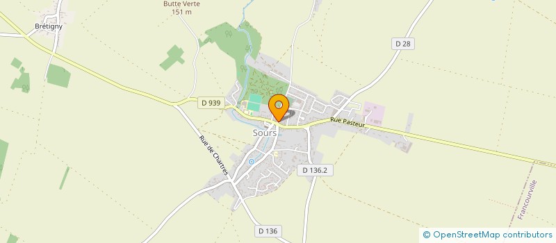 localisation de l'entreprise AU POULET D OR à SOURS
