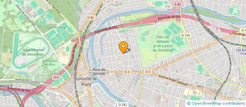 localisation de l'entreprise AU POULET TOQUE  AUVERS-SUR-OISE