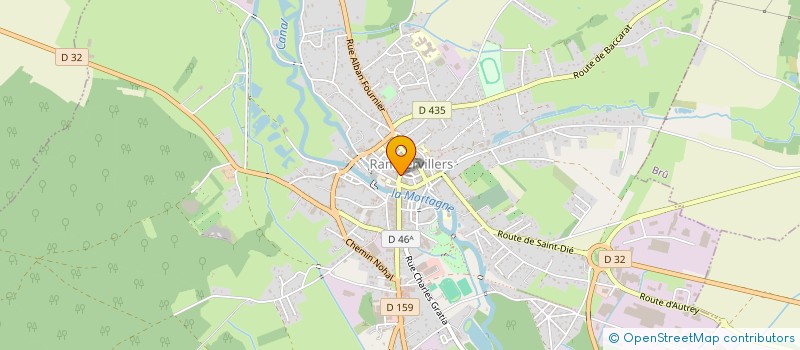 localisation de l'entreprise AU POUVOIR DES FLEURS  RAMBERVILLERS