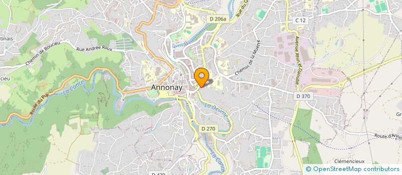 localisation de l'entreprise AU PRE D'ICI à ANNONAY