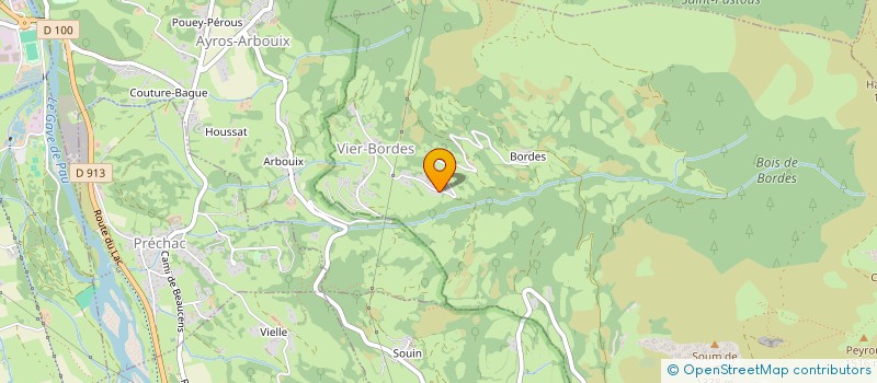 localisation de l'entreprise AU PRE DU LAC  ESTAING