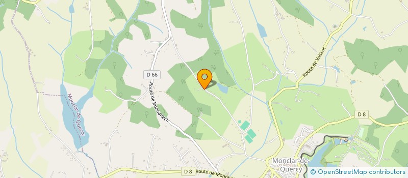 localisation de l'entreprise AU PRE EN BULLES  MONCLAR-DE-QUERCY