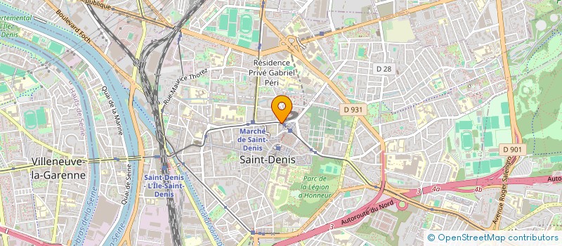 localisation de l'entreprise AU PREMIER APPEL à SAINT-DENIS