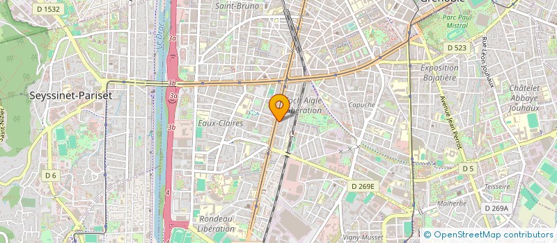 localisation de l'entreprise AU PRESTIGE DAUPHINOIS  GRENOBLE