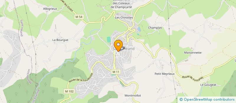 localisation de l'entreprise AU PRIMEUR DE SAINT HEAND  SAINT-HEAND