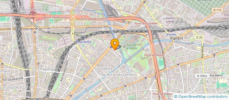 localisation de l'entreprise AU PRINT SERVICES  PARIS