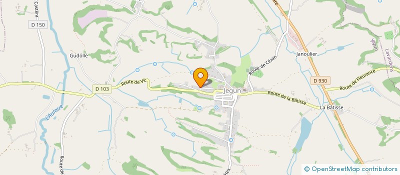 localisation de l'entreprise AU PRINTEMPS  JEGUN