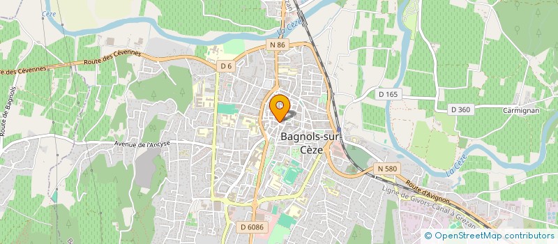 localisation de l'entreprise AU PTIT BONHEUR à BAGNOLS-SUR-CEZE
