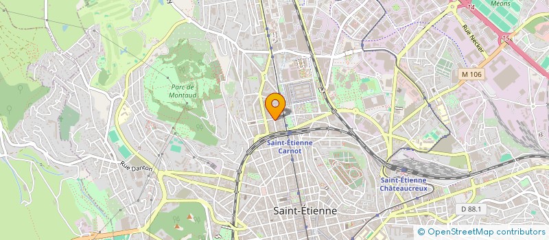 localisation de l'entreprise AU PTIT QUATRE HEURES à SAINT-ETIENNE